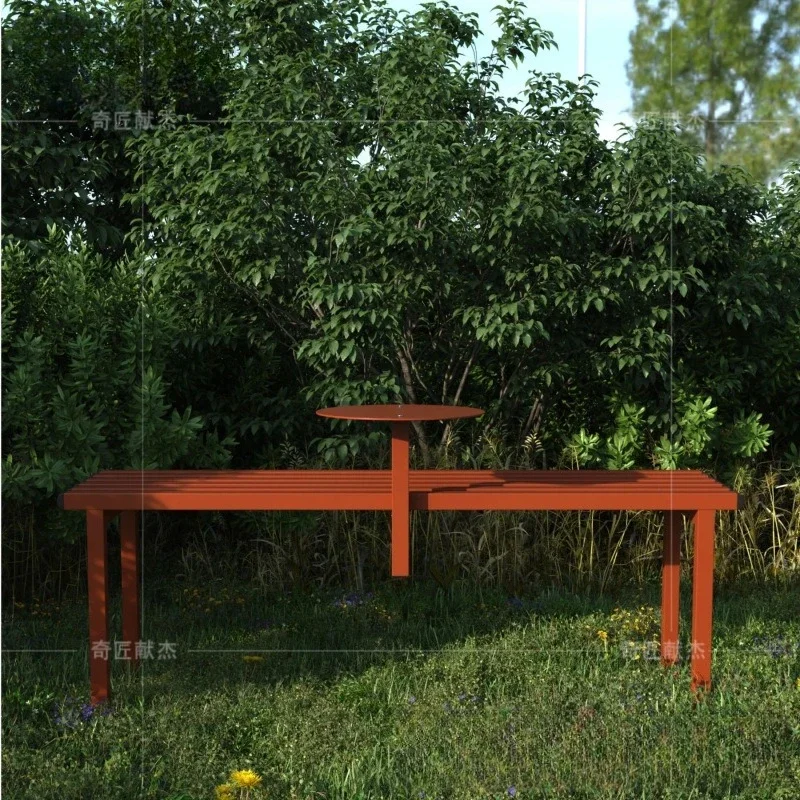 Park Chair Outdoor Leisure Bench Outdoor Courtyard Court Rest Square Outdoor Bench