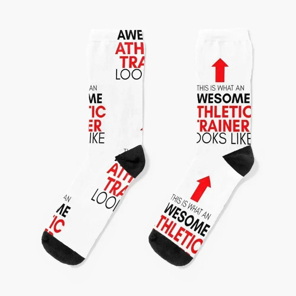 

This IS What An Awesome Athletic Trainer Looks Like Socks men cotton high quality Crossfit luxury Socks Male Women's