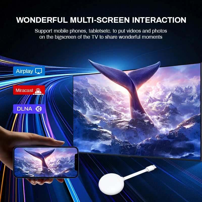 2025 U11 TV Stick Android 14 TV Box H313 Wifi BT5 smart TV 2.4G 5G 4K HD smart TV BOX Set remoto vocale TOP Box