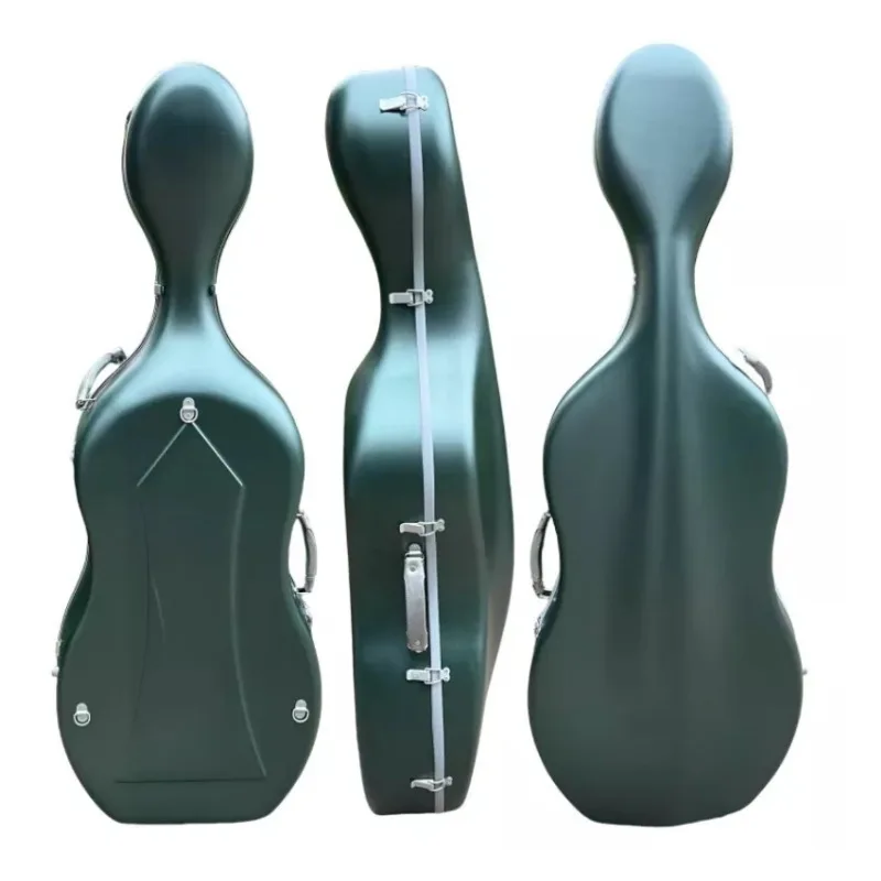 4/4 Carbon Fiber Cello Case Waterproof Pressure Instrument Bag Lightweight Gig Bag Airplane Checked Durable