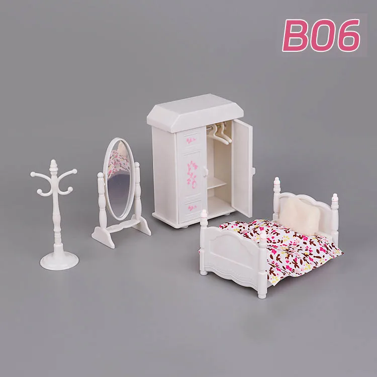 Mini conejo de familia de animales, accesorios para casa de muñecas, juguetes para jugar a las casitas, juegos de muebles de simulación, casa de muñecas, juguetes para niñas