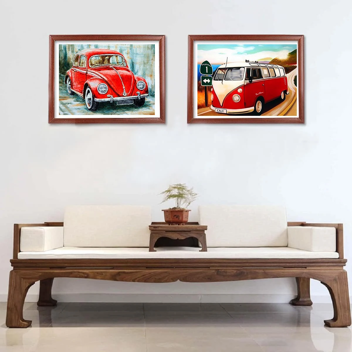 Classic Car 5D Diamond Painting credenza diamante ricamo fai da te trapano completo strass Craft Wall Art Home Decor Gift