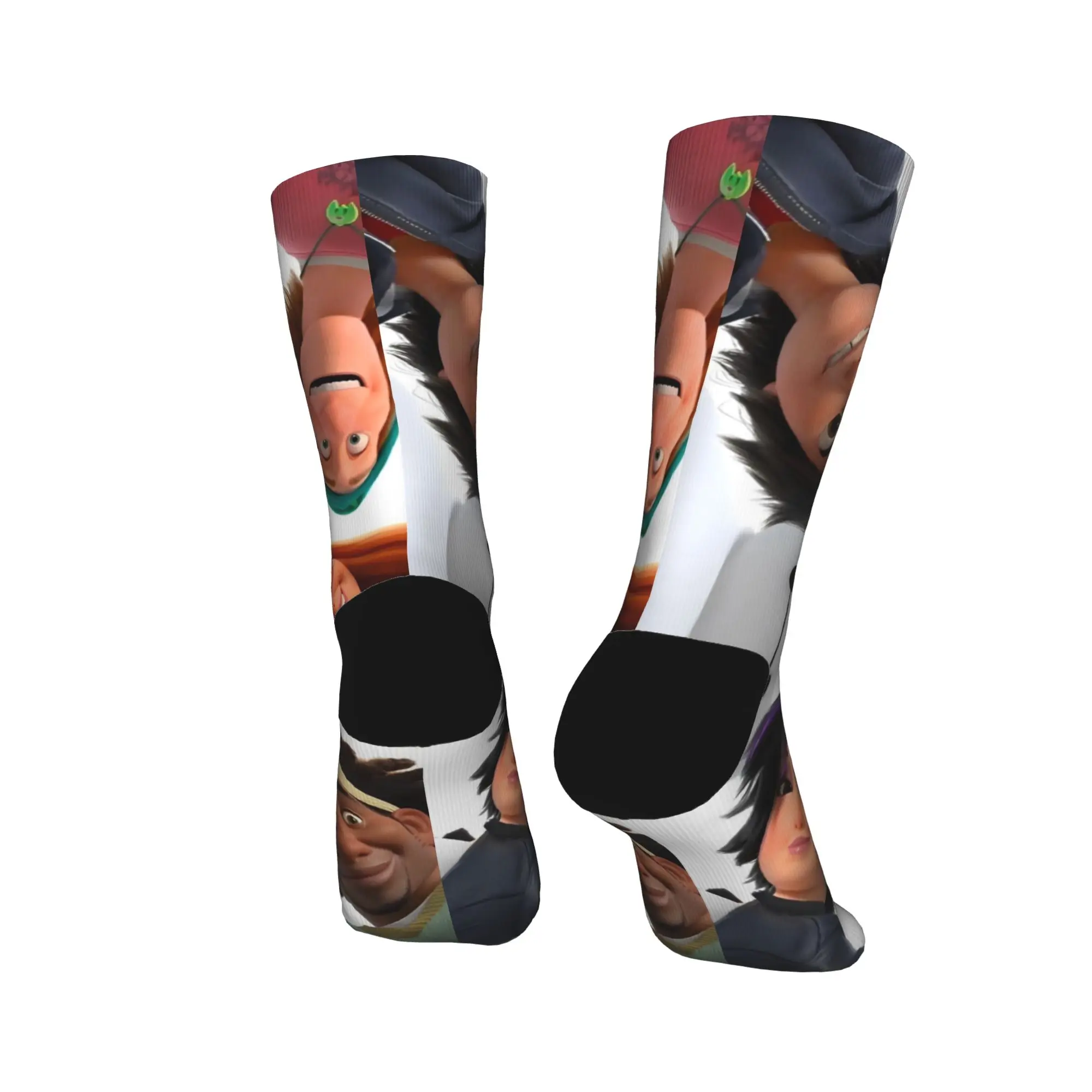 Big Hero 6 Cartoon Socks  Gothic Stockings Adults Men Comfortable Outdoor Sports Socks Spring Printed Anti Bacterial Socks
