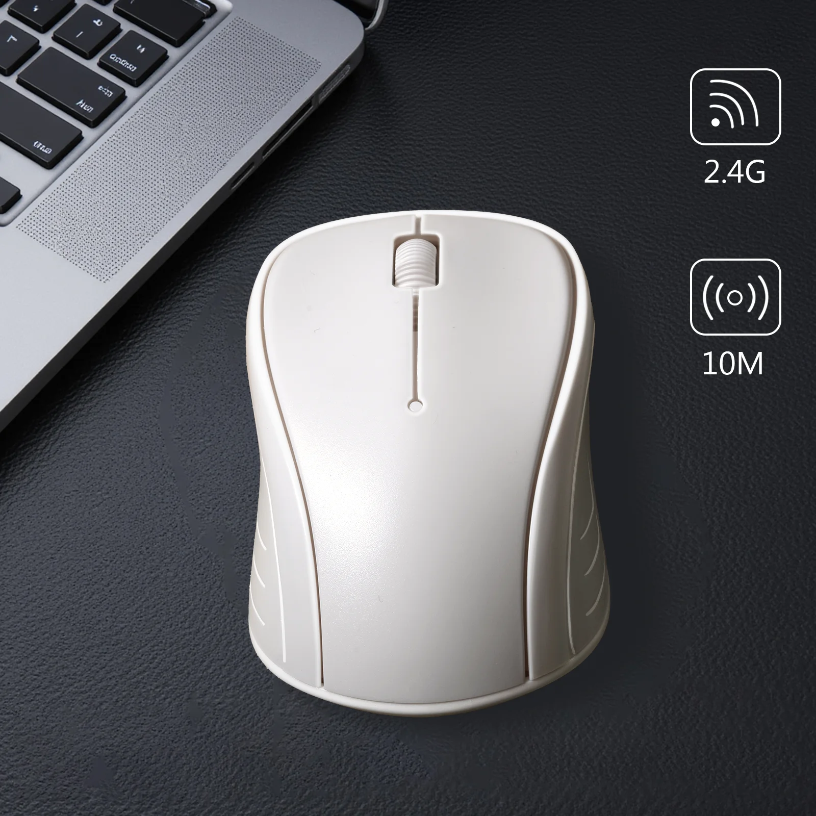 2.4G Wireless Mouse Ultra Lightweight 65g Battery Powered 2*AAA Cheap Budget-Friendly for Office Home PC Laptop
