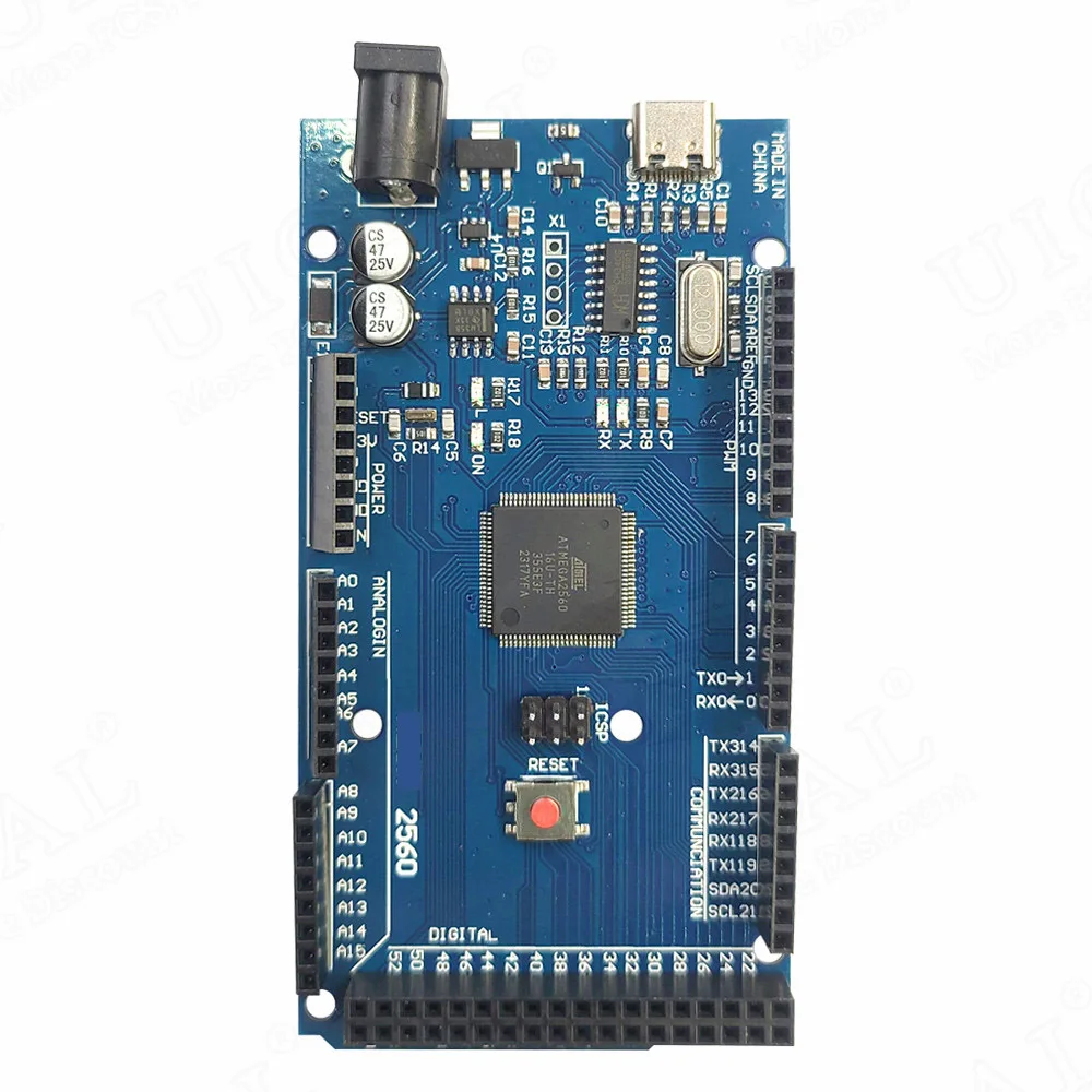لوحة تطوير MEGA2560 R3 MCU مع كابل CH340G ATMEGA2560-16AU لوحدة Arduino نسخة محسنة