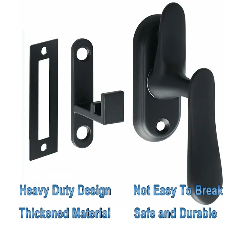 360 Degree Swinging Gate Latches Door Lock, SUS304 Stainless Steel Gate Hardware for Gate Sliding Door Cabinet Window Lock
