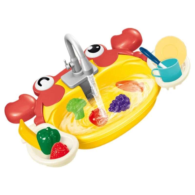 Jouet d'évier cuisine pour enfants, Simulation lave-vaisselle électrique, jouets cuisine, jeu rôle pour