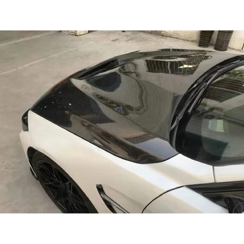 

High Quality GTS Style Dry Carbon Fiber Bonnet Hood Car Accessory B-M3/M4 F80 F82