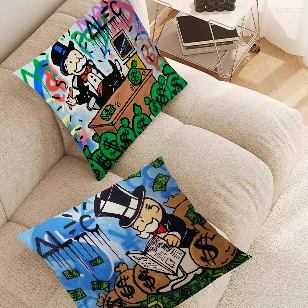 الدولار أليك احتكار غطاء الوسادة المخدة المفروشات أريكة رمي وسادة ديكور المنزل المخدة