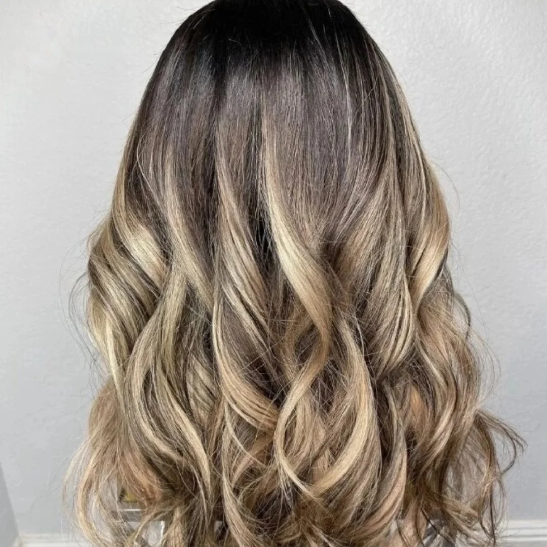 Synthetic Wigs Loose Wave Lace Frontal Hair Highlight Caramel Brown Wigs Original Factory Wigs On Clearance Sale Cosplay Wigs