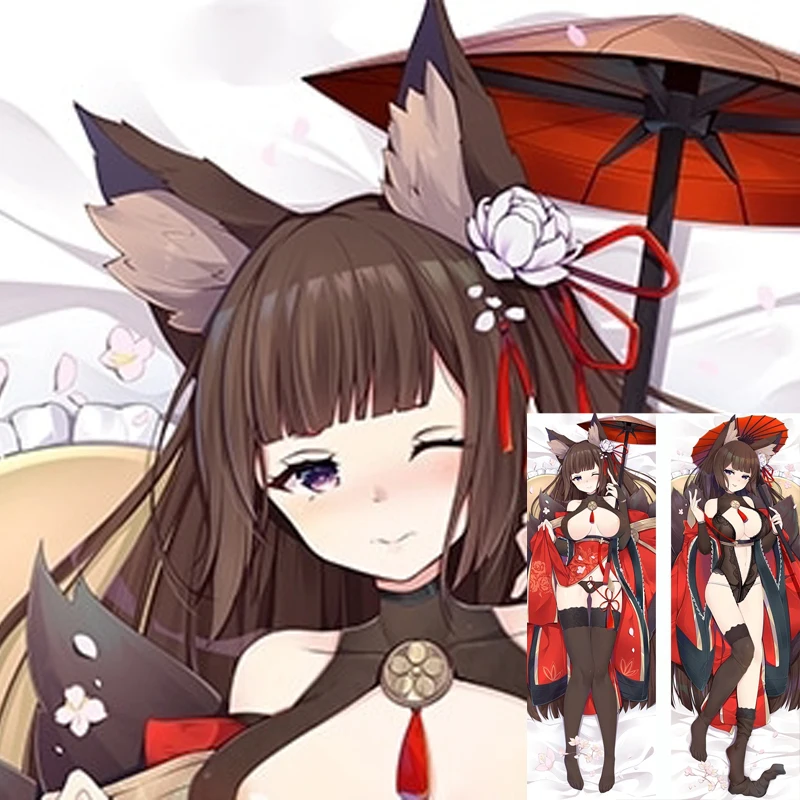 

Anime Dakimakura Pillow Amagi 2-Side Print Pillowcase Hugging Body Cushion Cover Otaku Waifuristmas Decoration