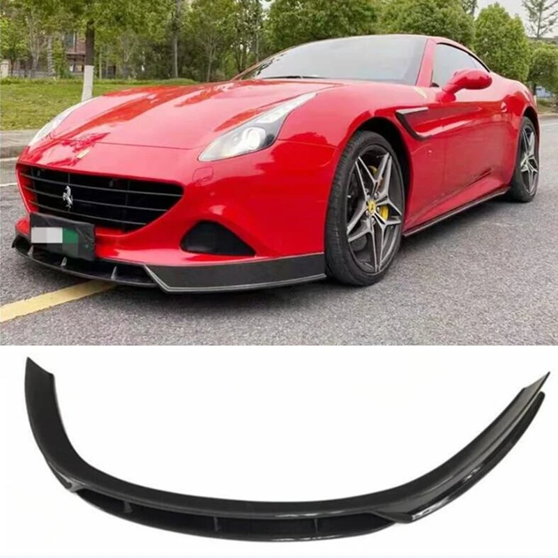 

For Ferrari California T 2015-No REAL Carbon Fiber Front Lip Splitters Diffuser Bumper Kit Spoiler High Quality Car Accessories