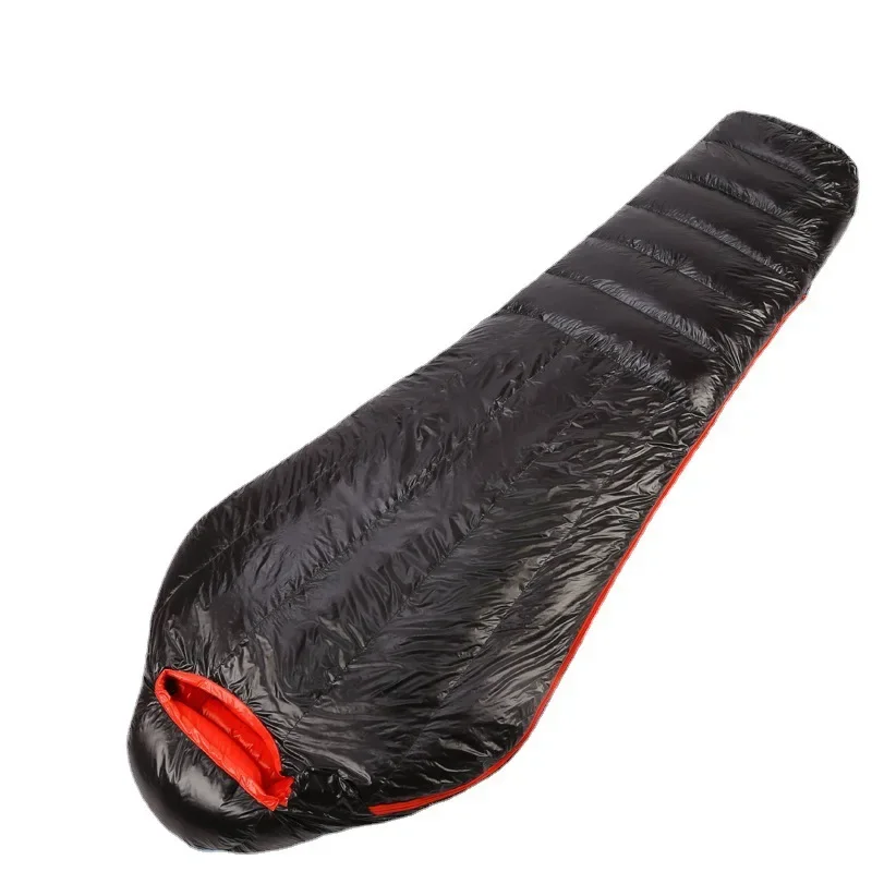 

Outdoor 18000g/2000g/2500g Filling Goose Down Mummy Sleeping Bag Camping Adult Mountaineering Hiking Trekking Cycling Car Bag