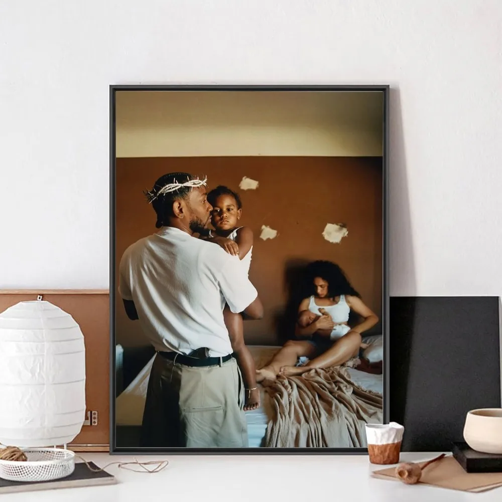 Damn Kendrick Lamar Poster No Framed Poster Kraft Club Bar Paper Vintage Poster Wall Art Painting Bedroom Study Stickers