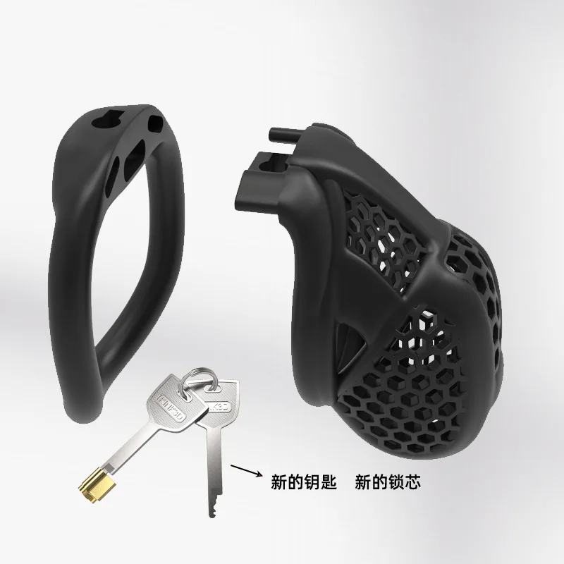 2024 Skeleton Design Chastity Cage Hidden Lower Body Comfort Men\'s Chastity Belts Penis Locking Straps 4 Sizes Cock Cage Adult