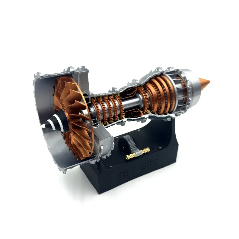 

TR900 Exquisite Turbofan Turbojet Engine Model DIY Finished Model Creative Ornaments Desktop Toy