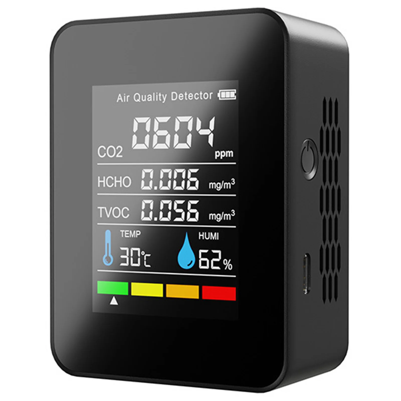 Portable and Accurate Carbon Dioxide Detector Air Quality Monitor with Advanced Sensor and Infrared Technology