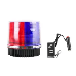 1pc Battery 24Led Strobe Light Wireless Amber Emergency Magnetic Flashing Warning Beacon For Vehicle Truck Tractor Golf 12V-30V