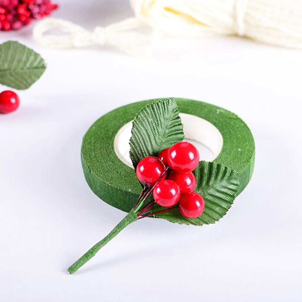 

50 Pcs Berries Exquisite Red Blue Fruit Christmas Artificial Berries Christmas Home Decor nament Household Craft