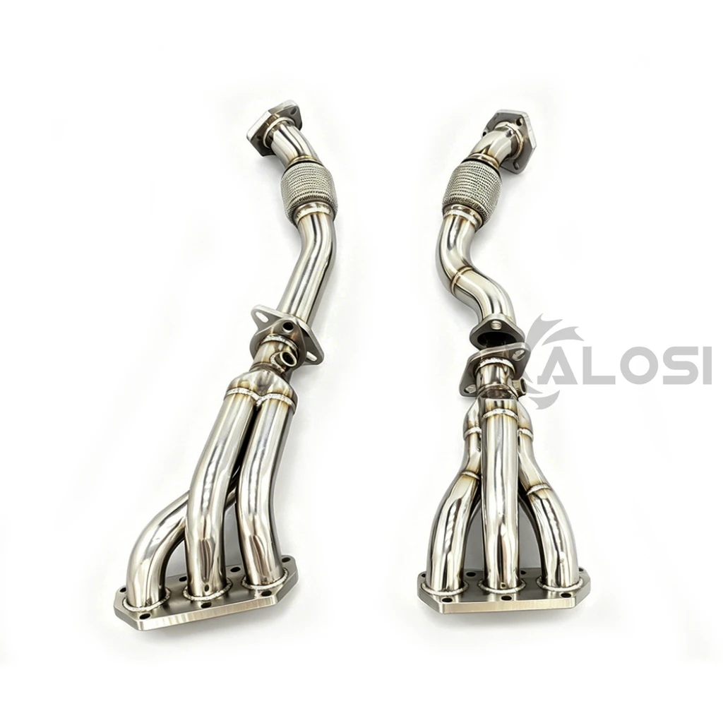 Exhaust manifold with front pipe for Volkswagen Golf 4 R32 3.2 MK4  2002-2005 stainless steel exhaust collector with manifold