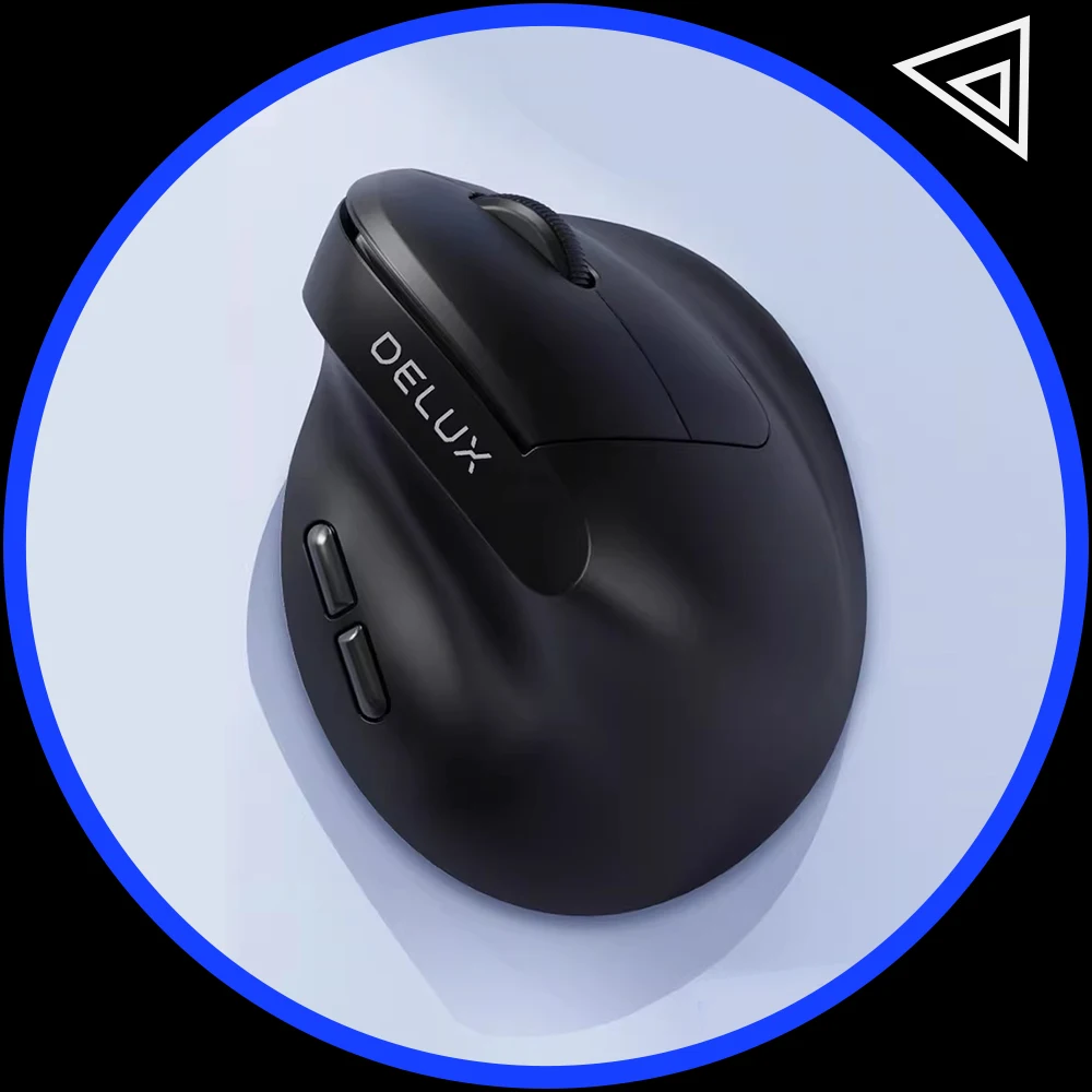 

Беспроводная офисная мышь DeLUX M618Air Protophase с двойным режимом подключения, легкая, с пятью уровнями DPI, бесшумная, для ПК, аксессуары, подарки