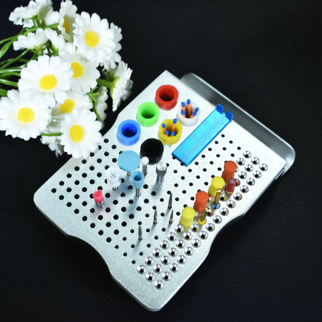 

Стоматологический держатель бора с 180-отверстиями для файла корневых каналов, геттоперча, коробка для розетки, коробка для дезинфекции, блок пластин