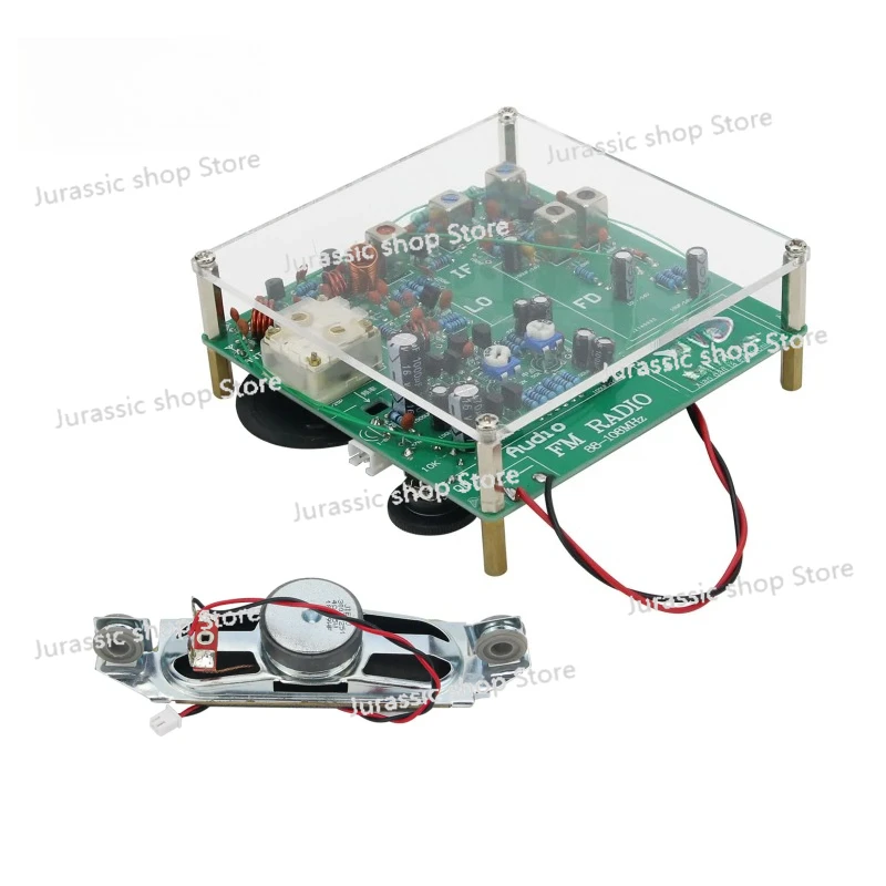 

Upgraded Ham Radio 88-108MHz FM Kit FM Radio DIY Receiver Kit Fully Discrete Assembled