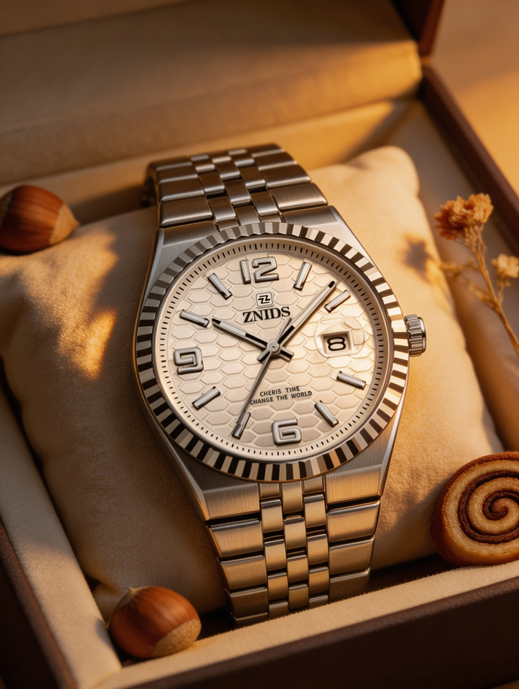 Light Luxury Style Men's Quartz Watch, Textured Dial Business Watch, Steel Band, Waterproof, Luminous, with Calendar, Classic Three-Hand Design, Simple and Elegant, Versatile Style, Suitable for Commuting, Work, and Dates, European and American Best-Selling Men's Watch, Durable and Accurate, the First Choice for a Boyfriend Gift