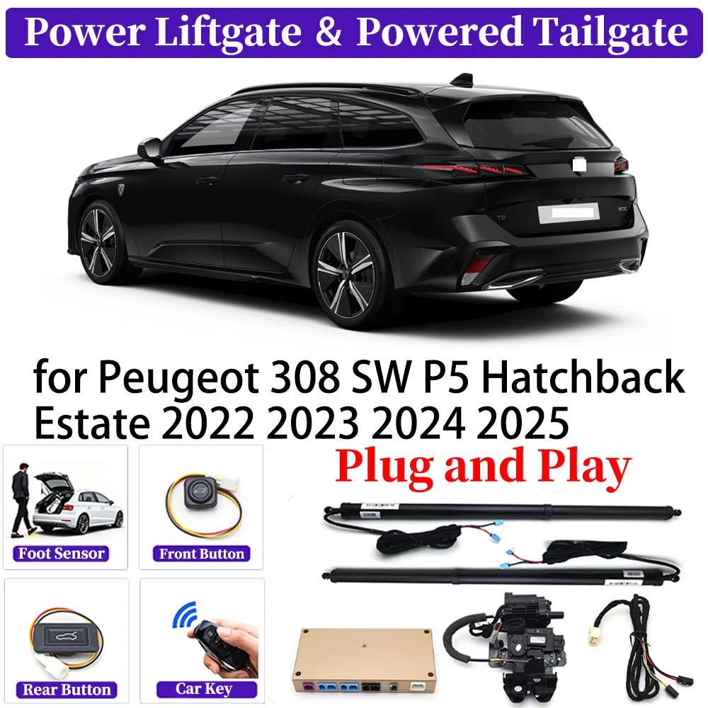 

for Peugeot 308 SW P5 Hatchback Estate 2022 2023 2024 2025 Car Automatic Power Liftgate Kit Smart Auto Electric Tailgate System