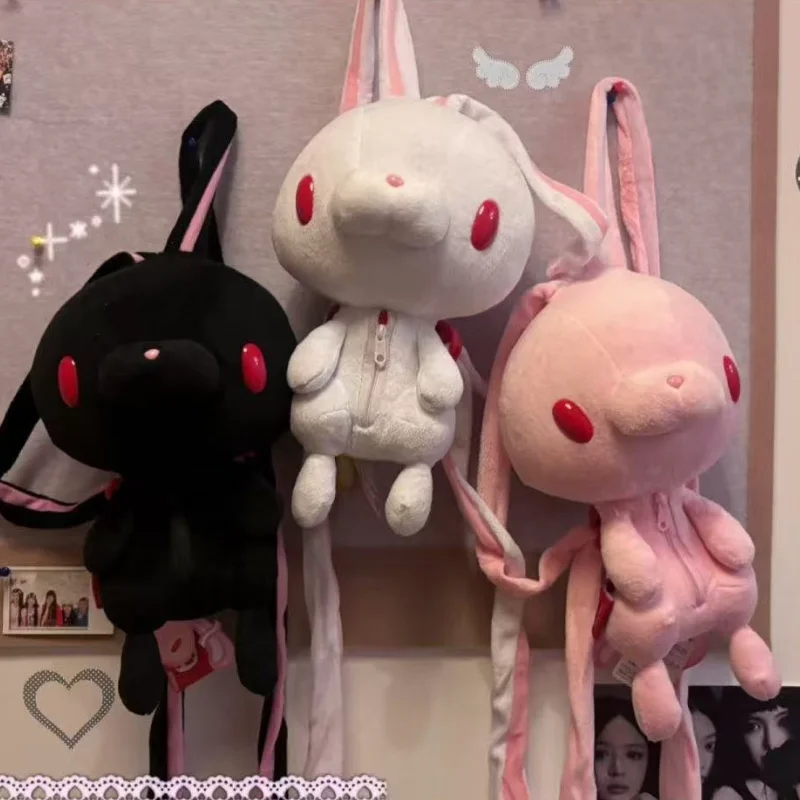 

Cartoon Casual Plush Doll Backpack Cute Red Eyed Rabbit Plush Backpack Sweet Girl Backpack Girl Christmas Gift