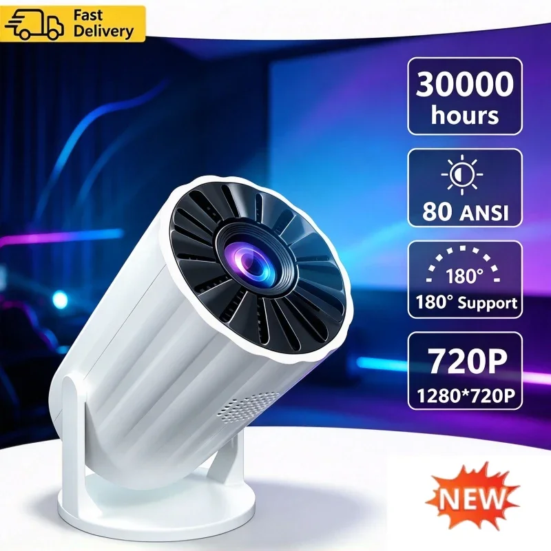 RY006 RY008 RY010 LED Outdoor Mini HD 1080P Mobile Projector USB Children's Projector Ultra-clear Mini Portable MiniProjector