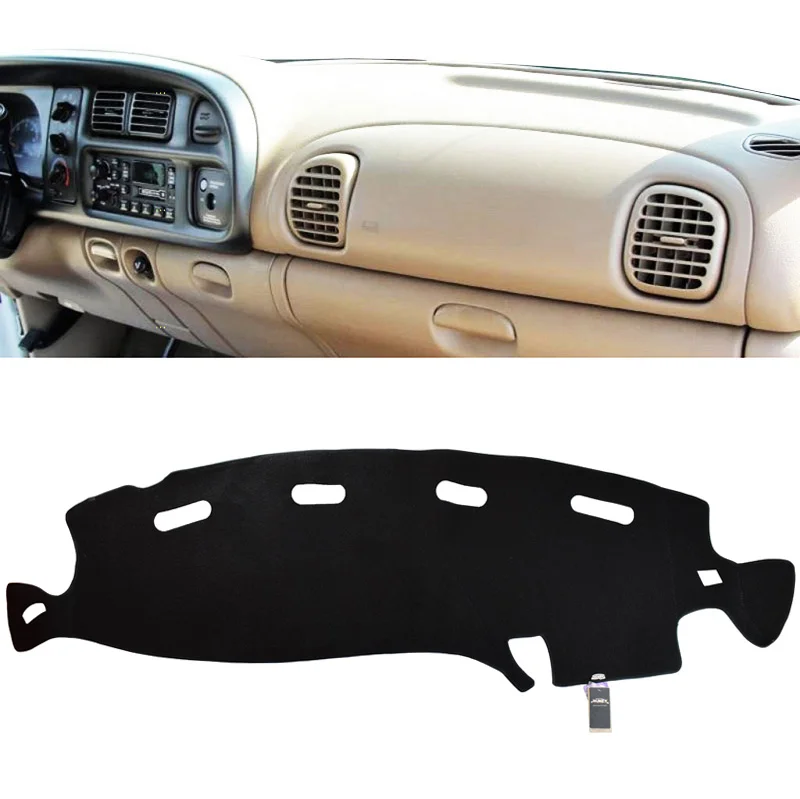 Dashboard Cover Dashmat Dash Cover Mat Carpet For Dodge Ram 1500 2500 3500 1994 - 2020 1998 2001 2002 2003 2015 2016 2018 2019