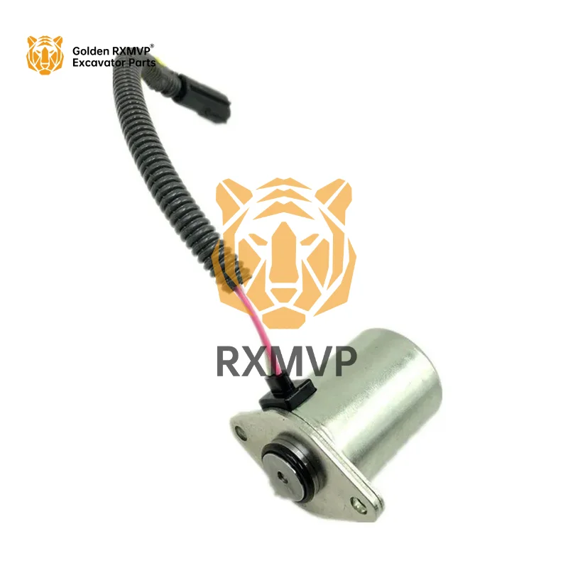 Excavator Parts For Kobelco SK55 60 65 70 75SR-8 135SR Hydraulic Pump Pilot Safety Lock Walking Proportional Solenoid Valve