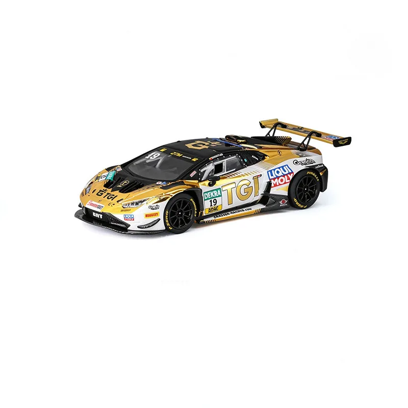 1/64 Diecast Model Car, Huracán GT3 EVO2 Static Alloy Miniature Car Replica, Adult Collectible Display Ornament