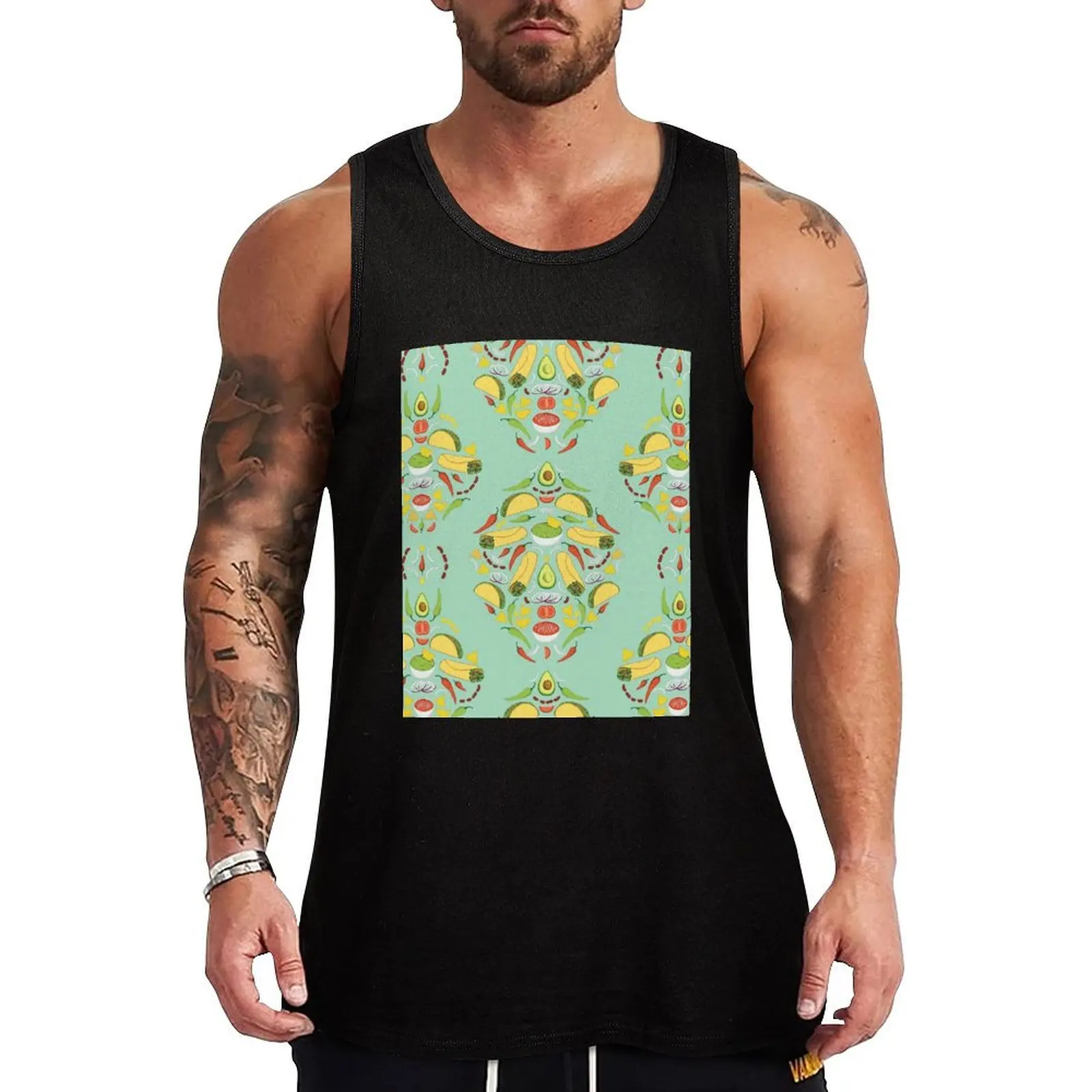 

Taco Taco Tank Top t-shirt Men's summer clothes men 2025