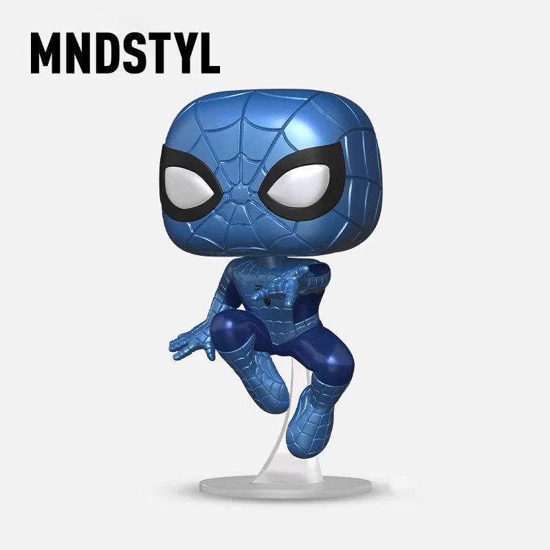 FUNKO POP Marvel Spider-Man (Metallic Painted Version) Anime Action Desktop Decoration Ornament Model Toys Collectible Model - Image 3
