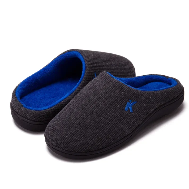 Women Men Winter Thick Sole House Warm Slippers Fama Arch Slow Rebound Gel Memory Sponge Sedex Durable TPR Cloth Slippers