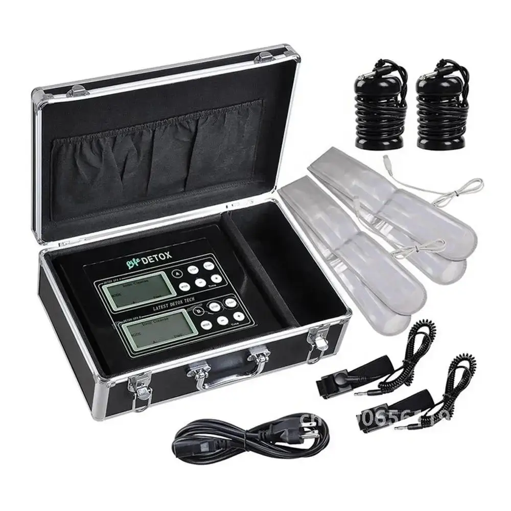 Ionic Cleanse Dual Detox Machine Ionic Detox Foot Spa Machine Salon Spa Detoxification