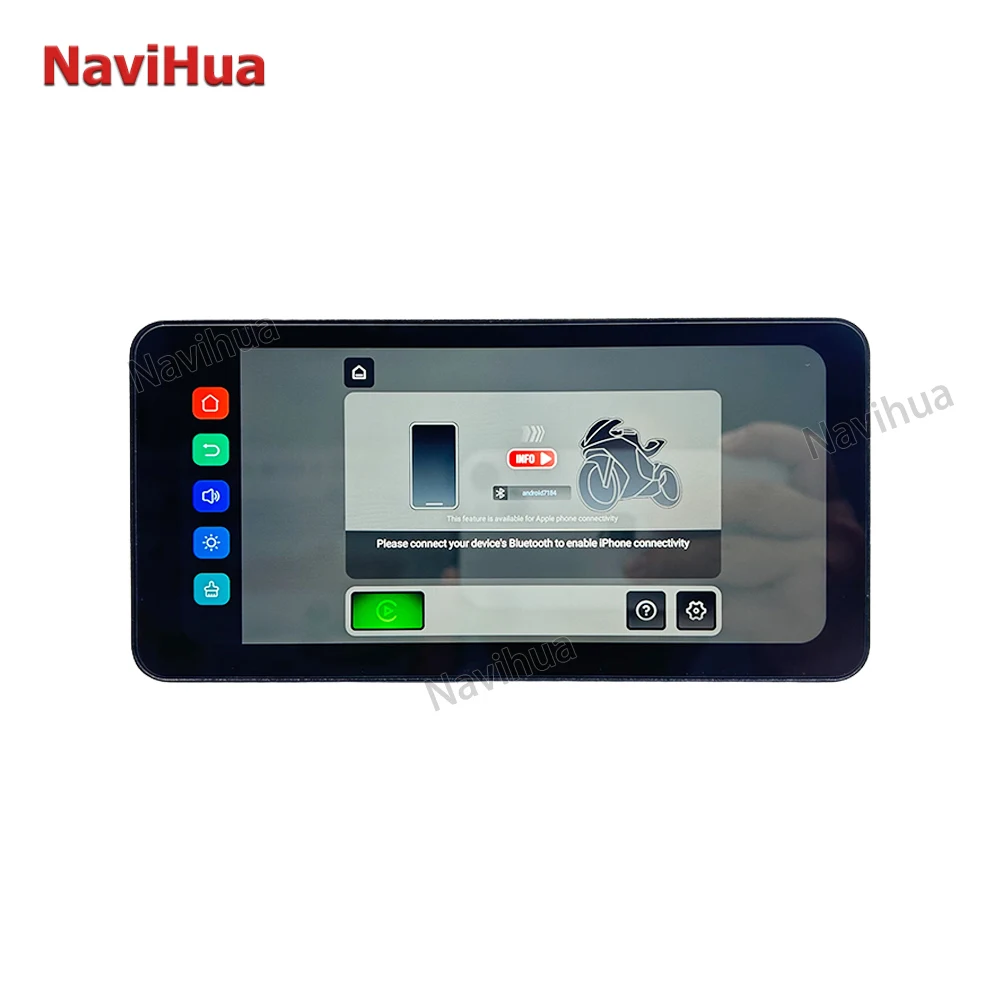 6.3 Inch Multimedia Android Motorcycle Wireless Carplay Headunit Motor Bike Intelligent Display Monitor Navigation Tire Pressure