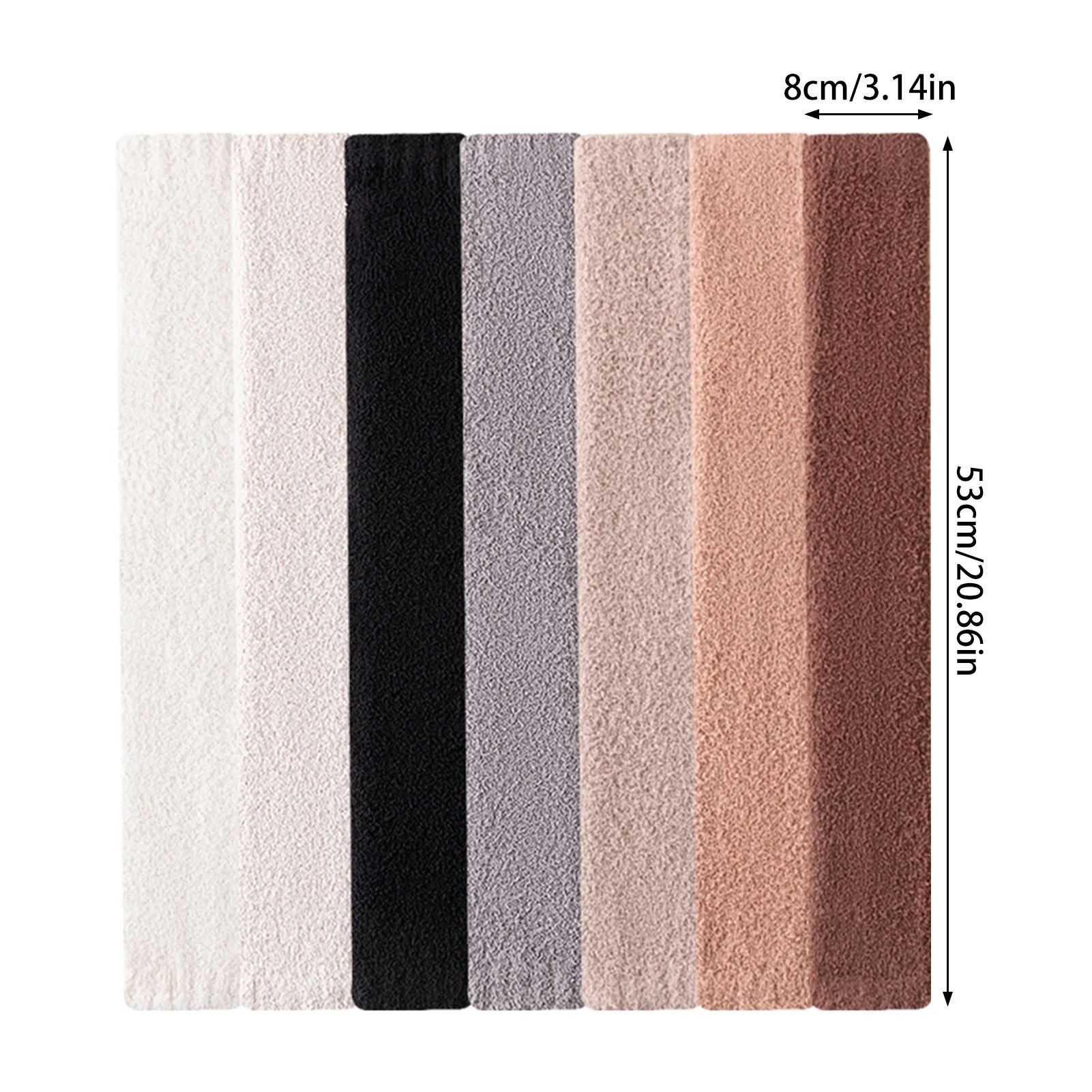 Scaldamuscoli lunghi in pile Copri gambe caldi Scaldamuscoli ispessiti e imbottiti in tinta unita adatti ai costumi della festa di Natale