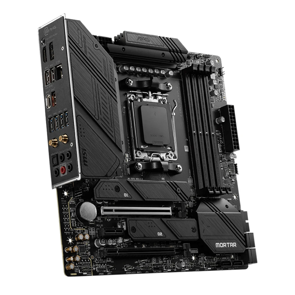 MSI MAG B650M MORTAR WIFI Motherboard DDR5 6400+(OC) MHz Double Channel AMD B650 Wi-Fi 6E M.2 USB3.2 128G Socket AM5 Copper PCB