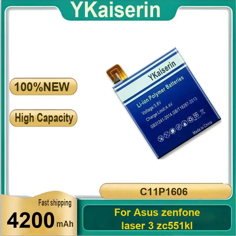 High-Performance 4200Mah For Asus Zenfone Laser 3 Zc551kl Mobile Phone Battery C11P1606
