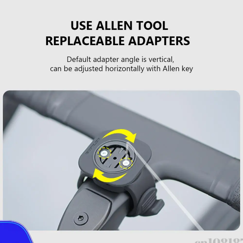 

Silicone Bicycle Computer Mount Shockproof Cycling Extended Computer Mount Multi-Function Bike Computer Stand for MTB Road Bike