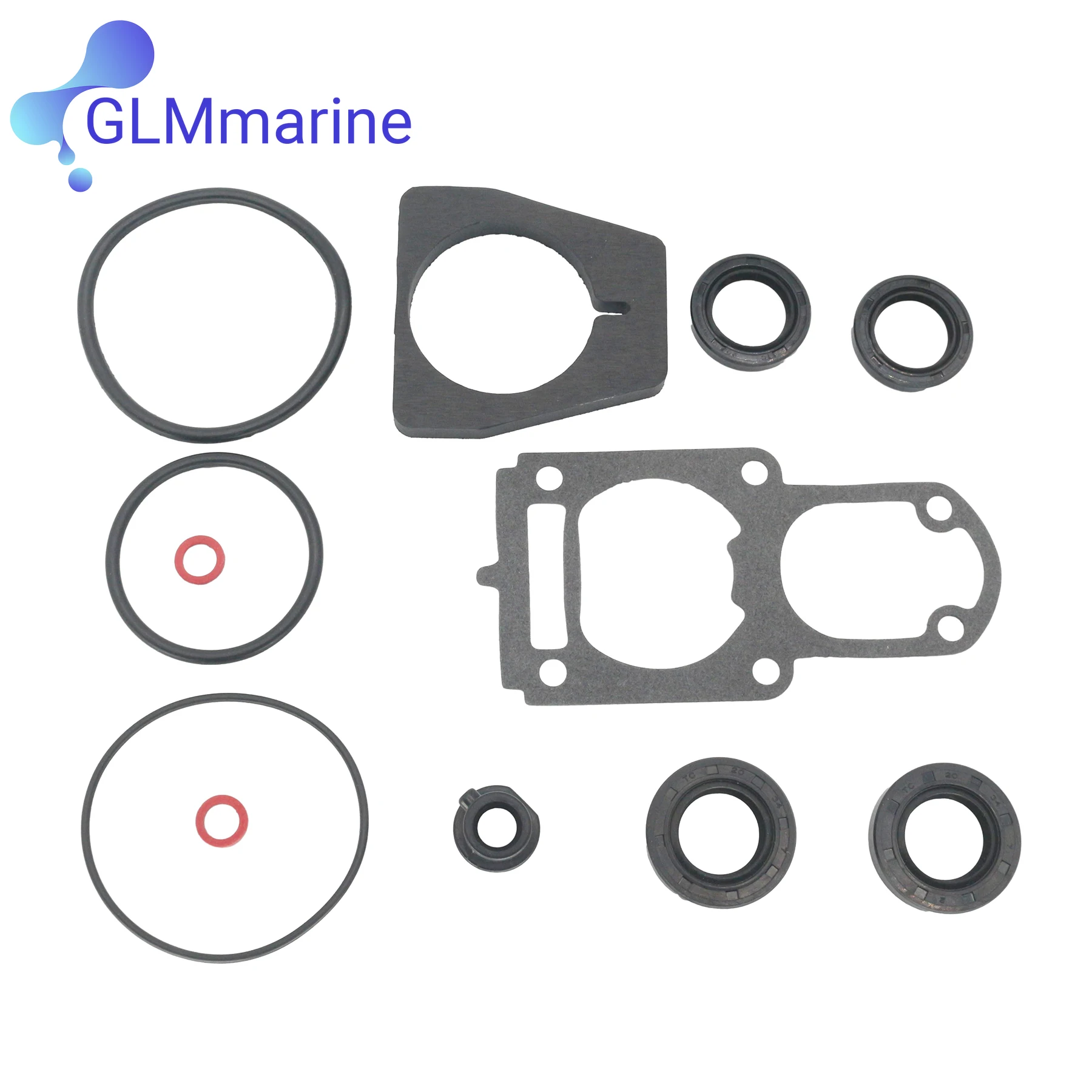 6L2-W0001-20 for Yamaha Lower Unit Gasket Seal Kit 2 Stroke Outboard 20 25 HP MS EL Motor 6L2-W0001-C3 6L2-W0001-23 18-0030 image 6