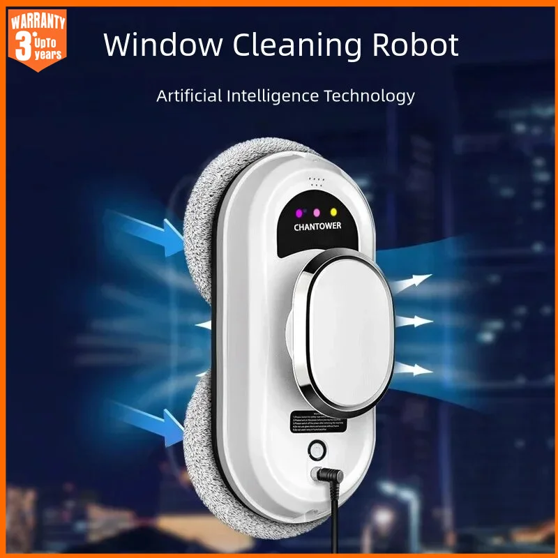 Intelligent Electric Window Cleaning Robot Vacuum Cleaner with Remote Control for Home Glass Window Cleaner