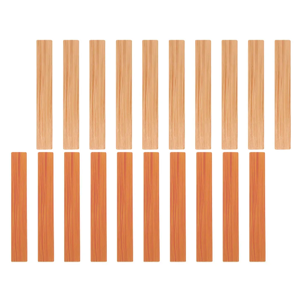 

40pcs Miniature Wood Grain Dollhouse Flooring Tiles Peel Stick Floorboards BJD Tiny House Accessories Realistic Design High