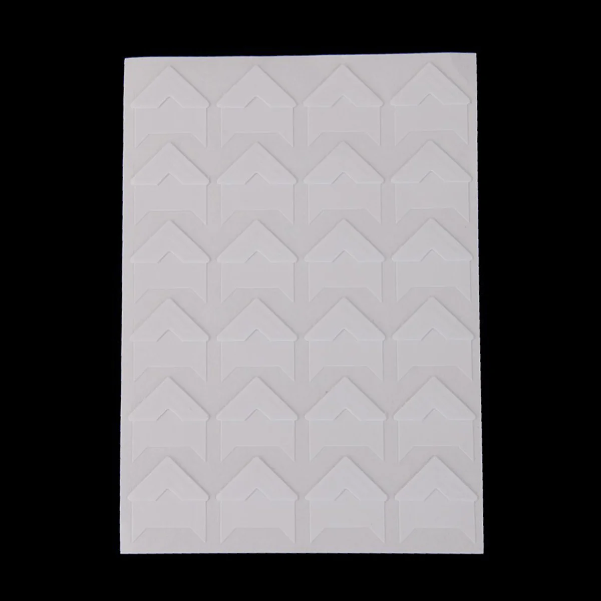 

5Pcs Photo Stickers Kraft Paper Self-Adhesive Photo Corners Album Protector Reversible Scrapbooking Accessory Album Protector