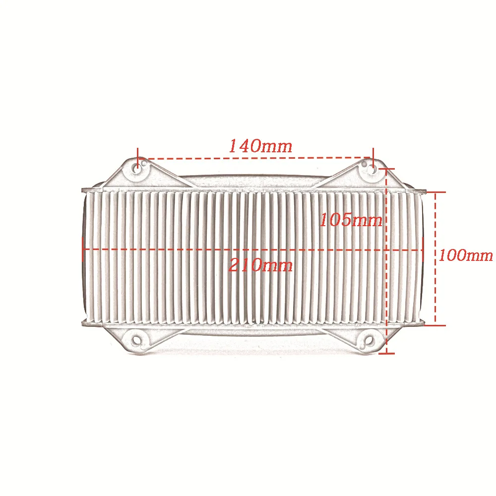 Filtro de aire de motor de repuesto para motocicleta, elemento filtrante de entrada de aire para Haojue UHR150 UHR125 HJ150T-28 UHR 125/150