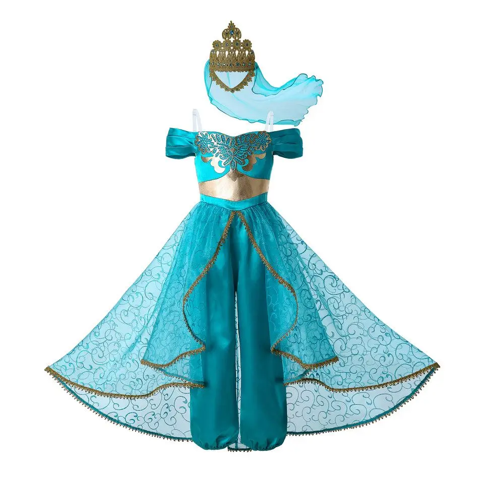 

Pettigirl Summer Princess Dress up Costume Cosplay Halloween Party Fantasy Kids Child Clothes for Girls