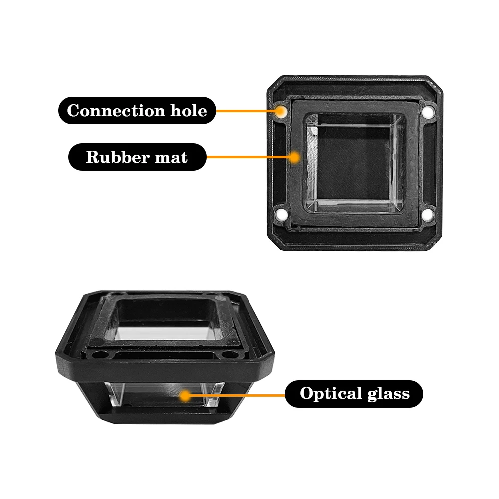 MaKeDa Laser Level Protective Glasses for 3D 12 Lines Vertical and Horizontal Lasers Glass Protective Cover Accessories